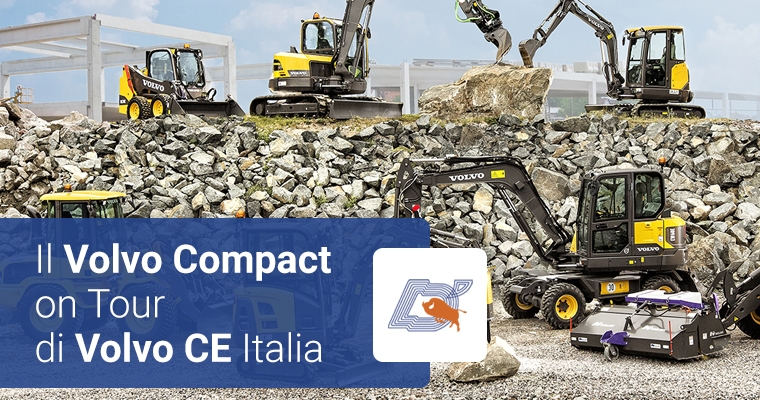 Il Volvo Compact On Tour di Volvo CE Italia