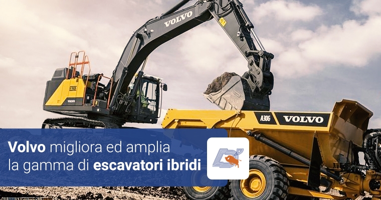 Volvo migliora ed amplia la gamma di escavatori ibridi.