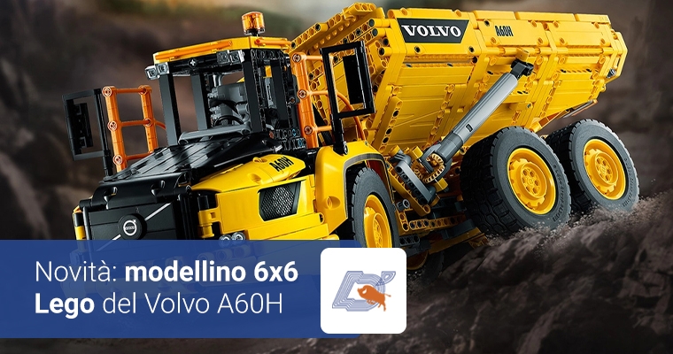 Volvo A60H: il modellino 6×6 Lego Technic è una meraviglia ingegneristica.
