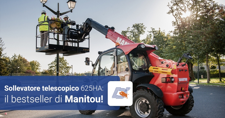 Sollevatore telescopico 625HA: il bestseller di Manitou!