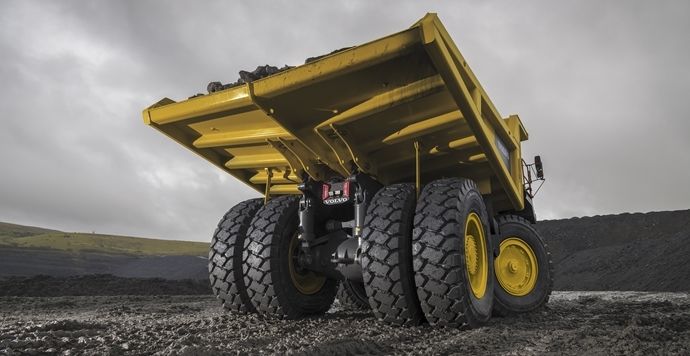 Volvo dumper 95 tonnellate