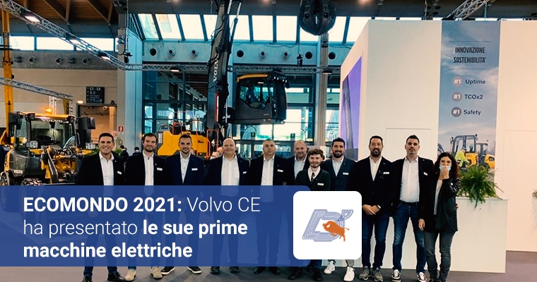 ECOMONDO 2021: VOLVO CE ITALIA ha presentato le sue prime macchine elettriche