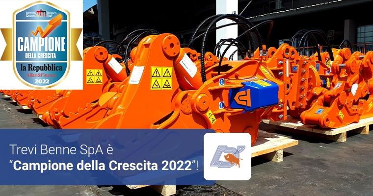 Trevi Benne SpA è “Campione della Crescita 2022”!