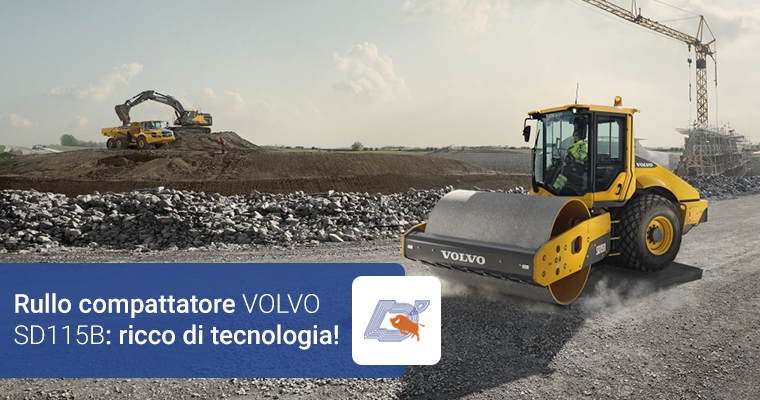 Rullo compattatore VOLVO SD115B: ricco di tecnologia!