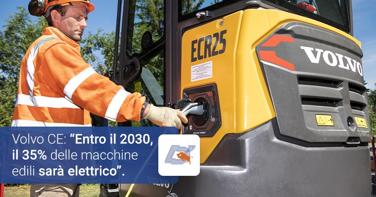 Volvo CE: “Entro il 2030, il 35% delle macchine edili sarà elettrico”