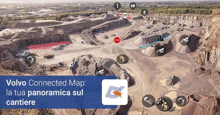 Volvo Connected Map: la tua panoramica sul cantiere