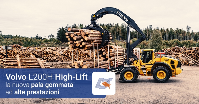Volvo L200H High-Lift: la nuova pala gommata ad alte prestazioni