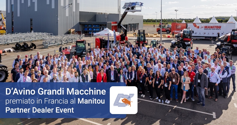 D’Avino Grandi Macchine premiato al Manitou Partner Dealer Event
