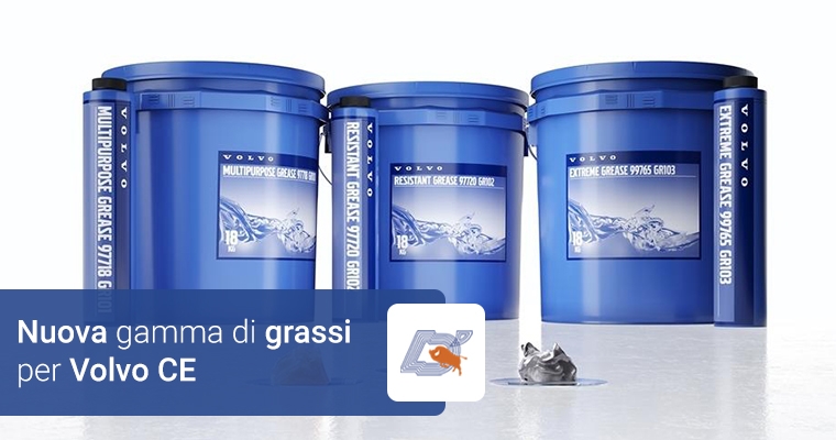 Nuova gamma di grassi per Volvo CE