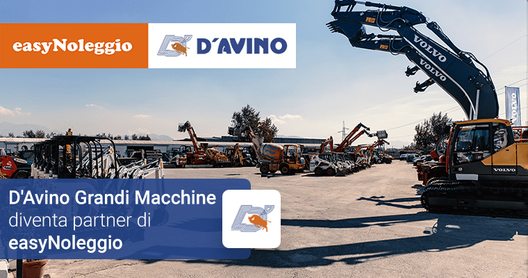 D’Avino Grandi Macchine diventa partner di easyNoleggio
