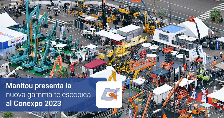 Manitou presenta la nuova gamma telescopica al Conexpo 2023