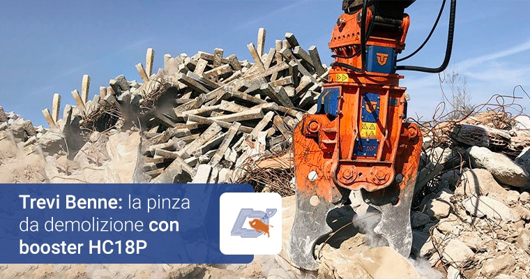 Trevi Benne: la pinza da demolizione con booster HC18P