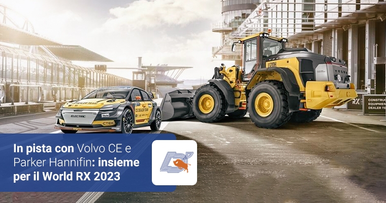 In pista con Volvo CE e Parker Hannifin: insieme per il World RX 2023