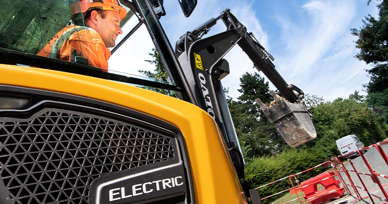 protocollo di ricarica elettrica Volvo CE