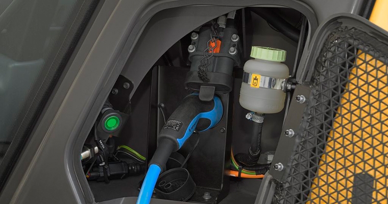 protocollo di ricarica elettrica Volvo CE