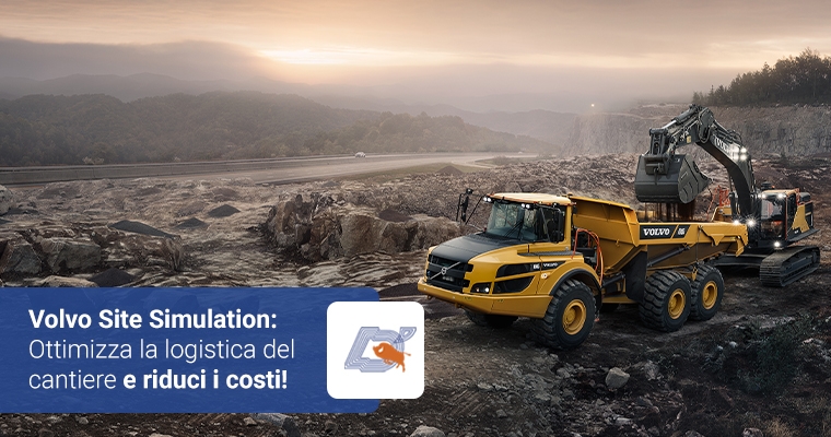 Volvo Site Simulation: Ottimizza la logistica del cantiere e riduci i costi