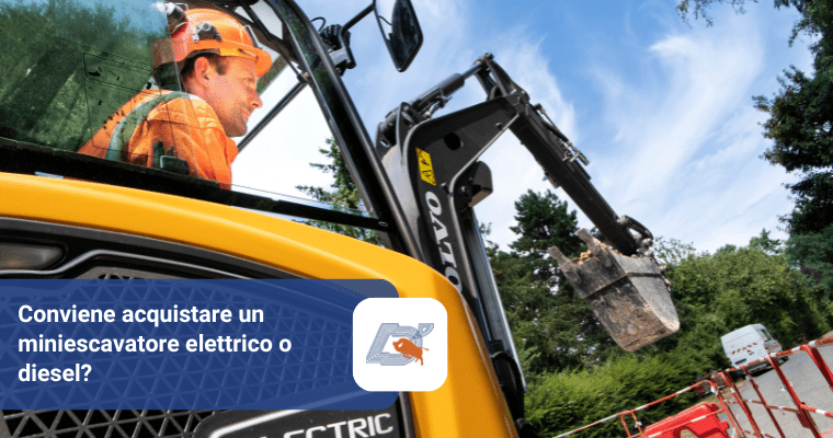 Conviene acquistare un miniescavatore elettrico o diesel?