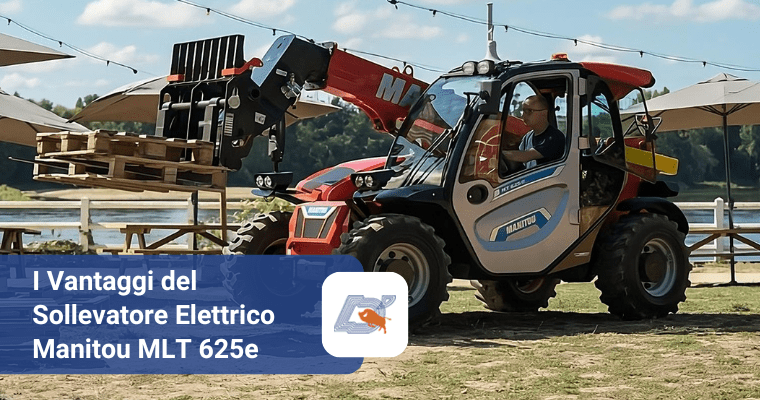 Efficienza e Sostenibilità: I Vantaggi del Sollevatore Elettrico Manitou MLT 625e