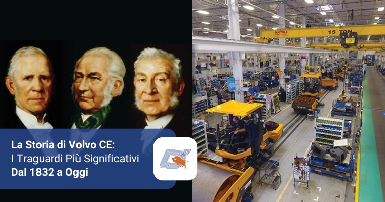 La Storia di Volvo CE: I Traguardi Più Significativi Dal 1832 a Oggi