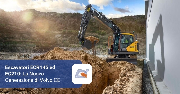 Escavatori ECR145 ed EC210: La Nuova Generazione di Volvo CE per Performance Superiori