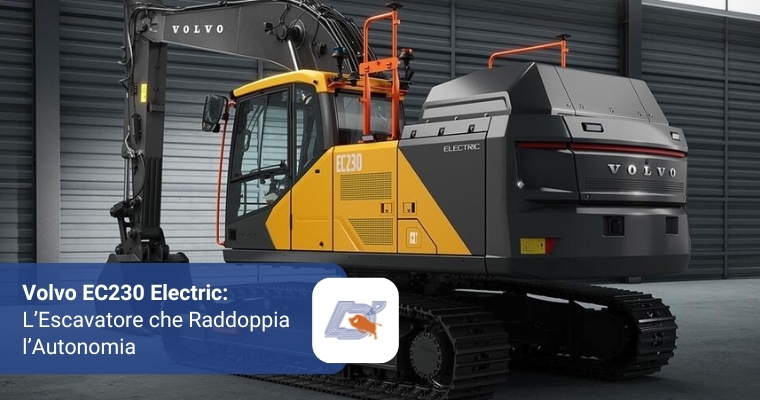 Volvo EC230 Electric: L’Escavatore che Raddoppia l’Autonomia