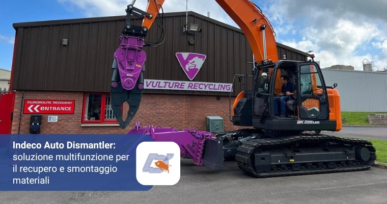 Indeco Auto Dismantler: Soluzione Multifunzione per il Recupero e Smontaggio Materiali