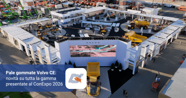 Pale Gommate Volvo CE: Novità su Tutta la Gamma Presentate al ConExpo 2026