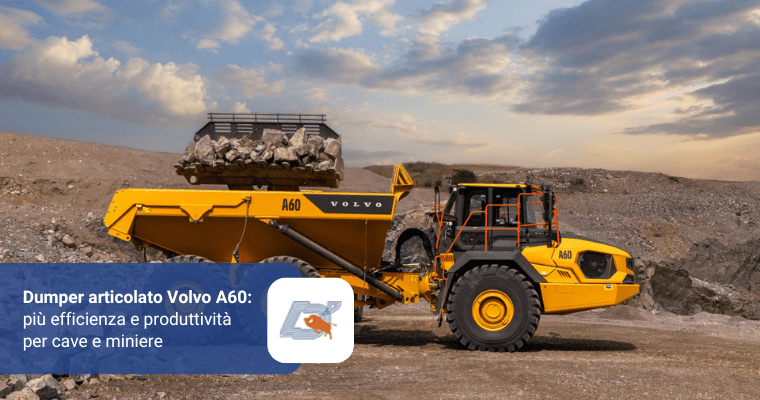 Dumper Articolato Volvo A60: Più Efficienza e Produttività per Cave e Miniere