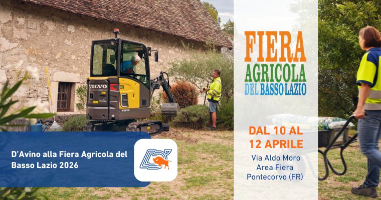D’Avino alla Fiera Agricola del Basso Lazio 2026
