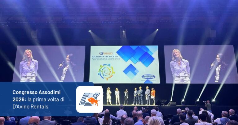 D’Avino Rentals al 34° Congresso Assodimi/Assonolo: la prima volta con il nostro brand