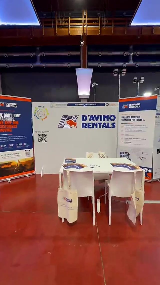 Lo stand D'Avino Rentals al Congresso Assodimi